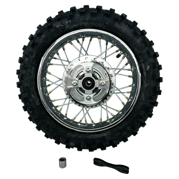 Complete Rear Rim Wheel Brake Sprocket Assembly w/ Tire for Yamaha TTR 90 TTR90