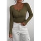 thumbnail image 3 of Camisa PRETTYGARDEN 2025 de manga larga de otoño Henley Army Green XL, 3 of 9