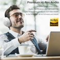 thumbnail image 2 of TOZO HT2 Auriculares híbridos con cancelación activa de ruido, auriculares inalámbricos Bluetooth sobre la oreja, tiempo de reproducción de 60 horas, ecualizador personalizado de audio de alta resoluc, 2 of 5