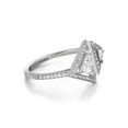 thumbnail image 3 of Messika 0.65Cttw Thea Toi & Moi Diamond Ring 18K White Gold Size 52 US 6, 3 of 5