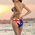thumbnail image 5 of Dreamtimes Australia Patriotic Australian Flag Sexy Two Piece Bikini Swimsuit Swimwear Set for Women, X-Small, 5 of 6