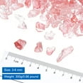 thumbnail image 2 of 0.66 Pound Fire Glass Stone, 3-6mm Reflective Fire Pit Glass Rock for Fireplace, Pink, 2 of 6
