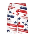 thumbnail image 4 of FAVIPT Mens Fourth of July Swim Trunks American Flag Print Shorts Drawstring Elastic Waist Shorts with Liner Quick Dry Pockets Vacation Beach Shorts Summer 2025 Purple,S, 4 of 6