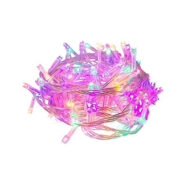 Serie Luz Led La Merced Multicolor Pastel 300 Focos 8 Funciones 14 mt Paquete 3 pz Alta Resistencia