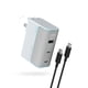 thumbnail image 1 of Cargador de Pared CUKTECH 10 de 100W USB C de 3 Puertos para MacBook Blanco, 1 of 7