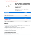 thumbnail image 2 of Fuel Line Connector - Compatible with 1988 - 1997 Ford F-Super Duty 7.5L V8 1989 1990 1991 1992 1993 1994 1995 1996, 2 of 2