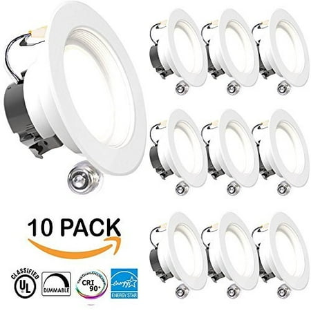sunco lighting 10 pack 11watt 4 inch energy star ul listed