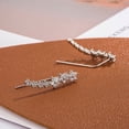 thumbnail image 3 of Pendientes únicos Pendientes de estrella Pendientes de diseño de nicho Temperamento de alta sensibilidad, 3 of 5