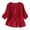 Red, variant on GZWYHT Embroidered Tops Cotton Linen Shirts,Trendy Retro Embroidered Summer Vacation Top Loose Fit Short Sleeve Blouses Solid Color Lightweight Casual Blouse
