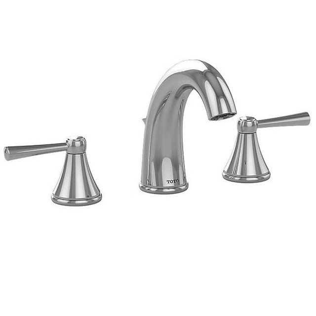 Toto TL210DD-CP Silas Double Handle Widespread Bathroom Faucet with Lever Handle
