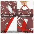 thumbnail image 6 of Maroon Footballs Pattern Toddler Nap Mats for Kids Preschool,Sleeping Mat Bag or Kids,Toddler Sleeping Bag,Toddler Nap Mat or Daycare, 6 of 6