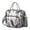 Grey-58, variant on Vintage Retro Artistic Lunch Box – Abstract Patterned Insulated Cooler Tote with Earthy Nordic Aesthetic, Ideal for Office Women or as a Birthday Gift