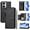 YB01, variant on Zipper Wallet Phone Case for Redmi 15A 5G International-7 Card Slots RFID Blocking Flip Cover with Wrist Strap, Kickstand & Strong Magnetic Closure.S04