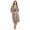 Black-White-Mustard, variant on Women’s Luxury Terry Cotton Hooded Bathrobe Spa Robe Bath Robes Stripes Mustard S