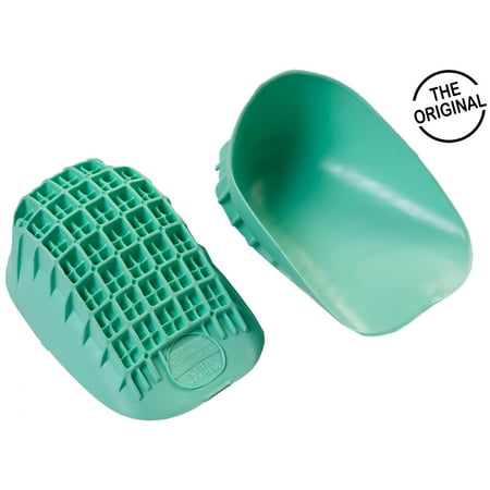 Tuli’s Heavy Duty Heel Cups, Green - Pro Heel Cup Shock Absorption and Cushion Inserts for Plantar Fasciitis, Sever's Disease and Heel Pain Relief, (Best Heel Cups For Plantar Fasciitis)