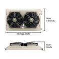 thumbnail image 3 of Universal A/C Air Conditioning Evaporator Assembly Kit For Truck Bus Caravan Trailer RV Recreational Vehicle AC Cooling System ,Energy Saving, 3 of 6