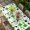 Green White, variant on St Patricks Day Table Cloths for 6 Foot Rectangle Tables, Spring Country Green Black Shamrock Patio Waterproof Elastic Fitted Tablecloths, Washable Rectangular Table Cover for Camping