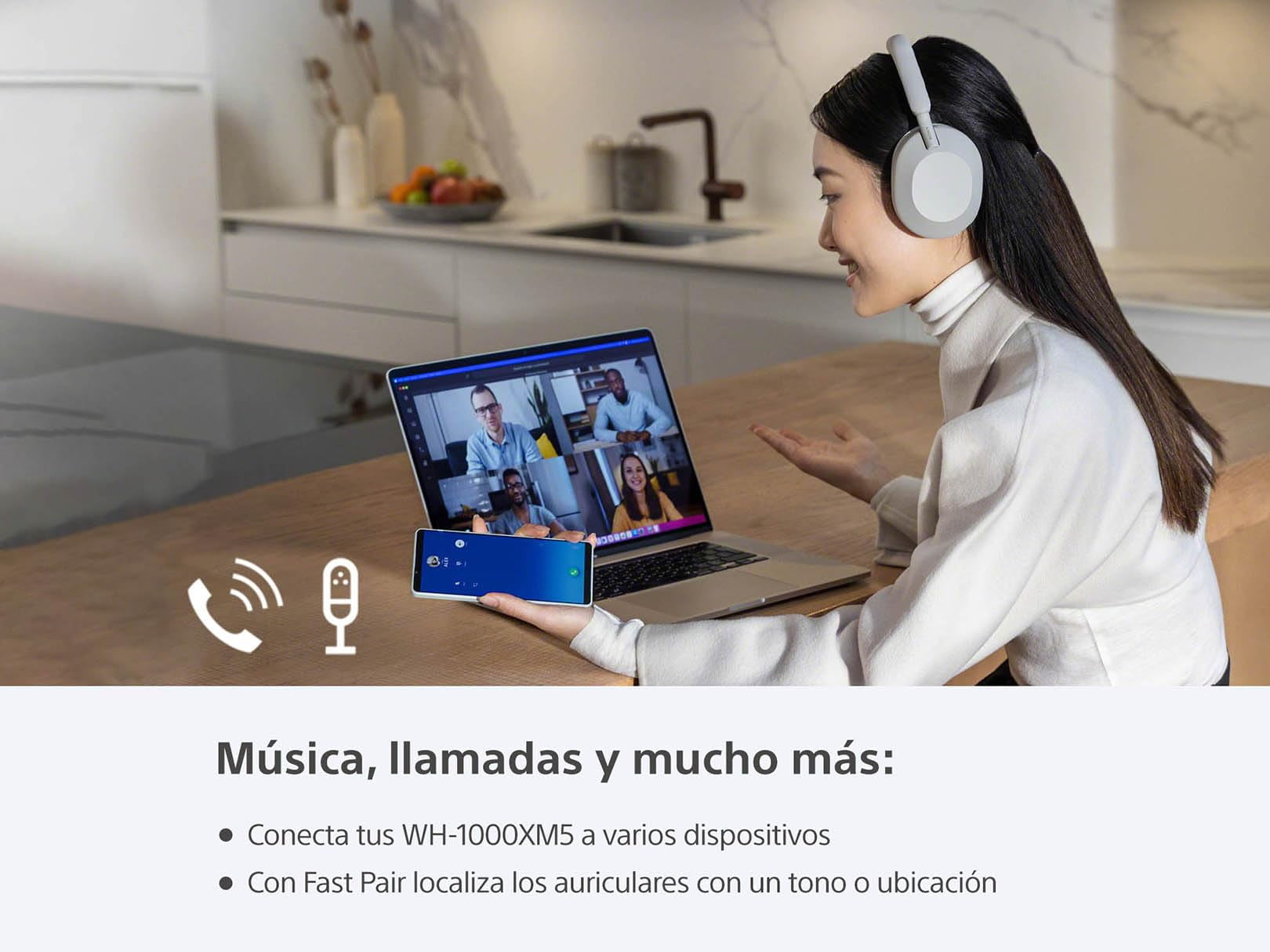 Restored Sony WH1000XM5/S Wireless Industry Leading Noise Canceling Bluetooth Headphones (Refurbished)
