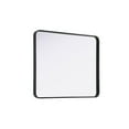 thumbnail image 5 of Elegant Decor Contour Metal Rectangle Mirror 30x36 in Black, 5 of 11