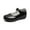 Black, variant on Otqutp Kids Comfortable Shoes Girl's School Shoes Strap Dress Shoes Black Princess Flat Bottomed Children's Soft Sole Leather Shoes
