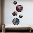 thumbnail image 3 of Designart "Vintage Retro Car During Golden Hour VI" Retro Car Metal Wall Art Set of 5 Piece, 3 of 5