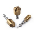 thumbnail image 3 of SOPOTUTU Countersink Metal Deburring Drill Tool Deburring Bit High Speed Steel 6 Pcs, 3 of 5