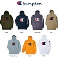 thumbnail image 5 of Champion Hoodie for Men Big And Tall Mens Oversized Pullover Fleece Sweatshirt Navy Marl, 5 of 8