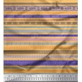 thumbnail image 1 of Soimoi Cotton Voile Fabric Stripe & Greek Key Geometric Print Sewing Fabric Yard 42 Inch Wide, 1 of 1