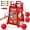 Red, variant on JoyStone 4-in-1 Floating Pool Basketball Hoop Set, Pool Toys with 4 Basketballs, Ring Toss and Sticky Ball Toss, Outdoor Summer Pool Games for Kids, Blue