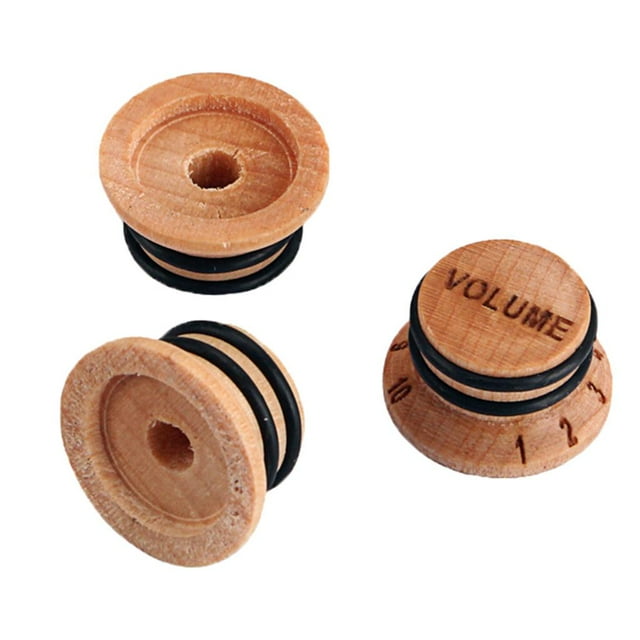 MERIGLARE Acoustic / Electric Guitar Speed Control Knobs 3pcs Exquisite 2T 1V Caps