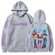 thumbnail image 1 of Pop cazadora para niña Demo-n Hunters Unisex Fashion Hooded Sweatshirt Streetwear Soft Comfortable Long Sleeve Hoodie for Daily Wear Spring Fall Winter （Gray）, 1 of 3