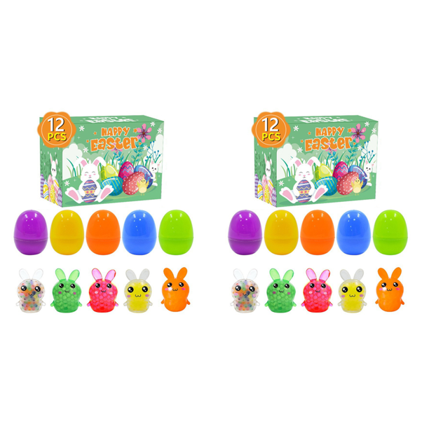12 Piezas Pascua Precargados Con Exprime Dentro para