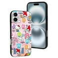 thumbnail image 5 of Letter Hello Kitty3326 Compatible with iPhone 16 Plus Case Full Covered Soft Slim Rugged TPU Phone Case Shockproof Non-Slip Anti-Fingerprint Basic Cases Protection, 5 of 5
