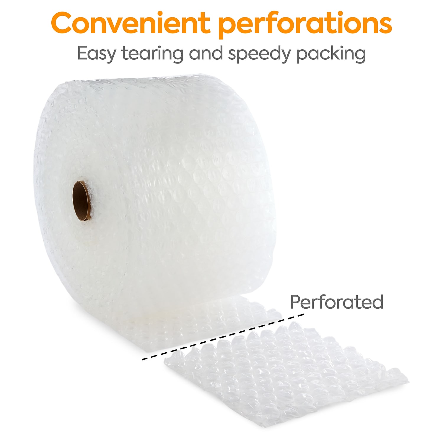 Staples 1/2" Heavy Duty Bubble Roll 12"x65' Each (27168) 4072822