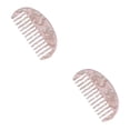 thumbnail image 1 of Peine de pelo semicircular elegante y retro Vogacara químico rosa 2Conjunto, 1 of 6