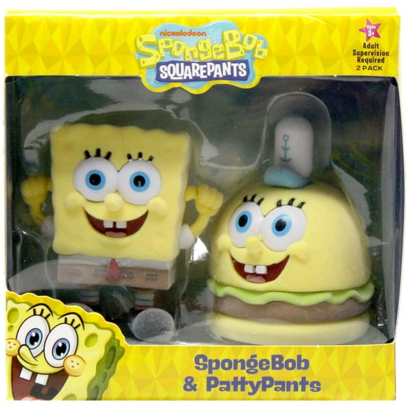 Spongebob Squarepants Spongebob & Pattypants Mini Figure 2-Pack [Flocked]