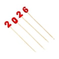 thumbnail image 2 of Kumdkd Horse Shaped Fruit Picks, 100pcs 4.72in Disposable Bamboo Sticks for Fruit Decoration, Chinese New Year Year of the Horse Party Supplies, Cupcake Toppers, 2 of 6