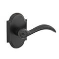 thumbnail image 2 of Baldwin Reserve Enarcrrar481 Entry Right Hand Arch Lever Handle And Rustic Arch Rose With 6Al Latch And Dual Strike Dark Bronze Finish, 2 of 2