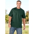 thumbnail image 4 of KingSize Men's Big & Tall Shrink-Less Lightweight Henley T-Shirt - XL, Tidal Green, 4 of 4