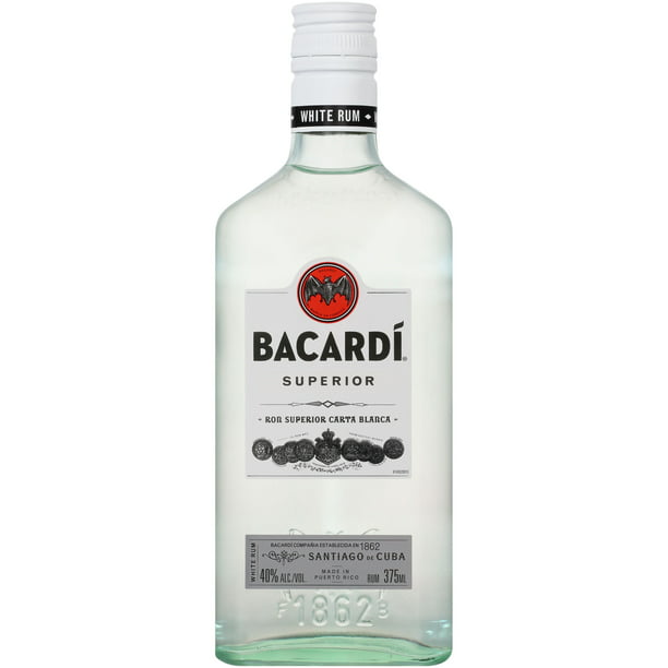 Bacardi Superior White Rum, 375 mL