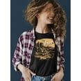 thumbnail image 2 of Big Texas Wild Landscape T-shirt Women's -SelectDesign, 2 of 4