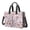 Halloween Frame Ghost Boo, variant on Halloween Ghost Cauldron Hotpink Pattern Canvas Messenger Tote Bag, Teacher Tote with Multi Pockets & Removable Strap, Large Capacity Gifts for Women Men Teacher Nurse