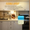 thumbnail image 3 of 12Pcs Under Cabinet Lights Magnetic Stickys Replacement Magnetic Strips with Adhesive Backing for Under Cabinet Lighting Universal Sheet for Cabinet Lighting, Non-Magnetic, 3 of 7