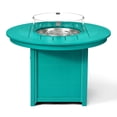 thumbnail image 6 of WestinTrends Helios 47" Modern Outdoor Patio Propane Gas Round Fire Pit Table (Rocks Not Included), Turquoise, 6 of 14
