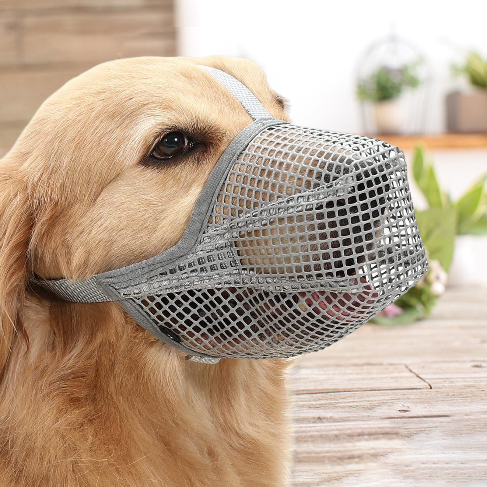 Muzzle For Dog, Prevent Biting Chewing Licking With Adjustable Straps