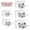 thumbnail image 6 of Christmas Snowflake Outdoor Rug 6x9 Ft, Non Slip Washable Area Rug, Winter Xmas Simple Black White Patio Rugs Carpet Runner, Large Floor Mat for Indoor/Outdoor Deck Porch Camping, 6 of 8