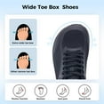 thumbnail image 2 of AOV GREEN LEAF Womens Wide Toe Box Walking Shoes Arch Support Plantar Fasciitis Running Tennis Sneakers Us 6-11, 2 of 7