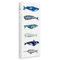 thumbnail image 2 of Stupell Industries Maritime Sea Life Ocean Whales Narwhal Chart Diagram , 10 x 24, Design by MB Cunningham, 2 of 5