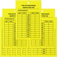 thumbnail image 1 of 50 Pcs Étiquettes d'Inspection Mensuelles pour Extincteur Enregistrement 4 Ans Étiquettes de Maintenance Recharge et Enregistrement d'Inspection Jaune pour Extincteurs Intérieurs Extérieurs, 1 of 7