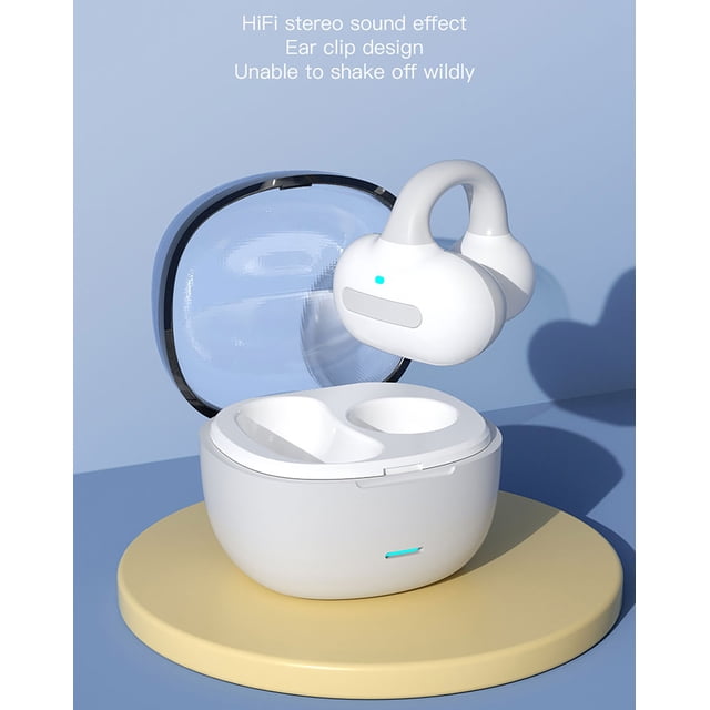 Auriculares Xihbxyly Elegante Modelo de Negociación Carga No Daña Conducción Auditiva